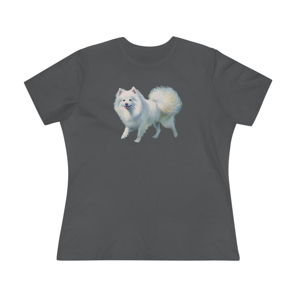 Japanese Spitz Women's Relaxed Fit Cotton Tee