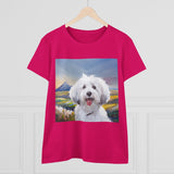 Coton de Tulear Women's Midweight Cotton Tee