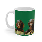 Boykin Spaniels Fine Art Painting Coffee Mug, 11oz