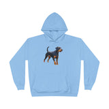 Jagdterrier - Unisex Fleece Lined Pullover Hoodie Sweatshirt