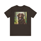 Curly Coated Retriever Jersey Short Sleeve Tee