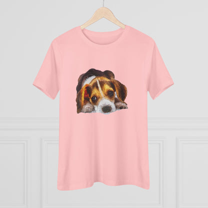 Beagle 'Daisy Mae' Women's Relaxed Fit Cotton Tee