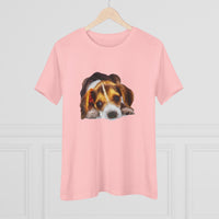 Beagle 'Daisy Mae' Women's Relaxed Fit Cotton Tee