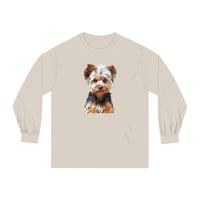 Yorkie - Yorkshire Terrier 'Lupis Unisex Classic Cotton Long Sleeve T-Shirt
