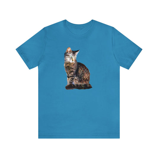 Cat 'Teris of Tinos - Greece' -  Classic Jersey Short Sleeve Tee