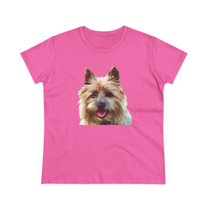 Cairn Terrier 'Toto' Women's Midweight Cotton Tee