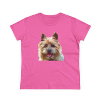 Cairn Terrier 'Toto' Women's Midweight Cotton Tee