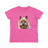 Cairn Terrier 'Toto' Women's Midweight Cotton Tee
