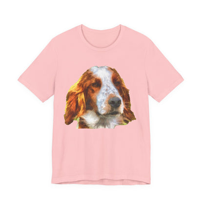 Irish Red & White Setter - Unisex Jersey Short Sleeve Tee