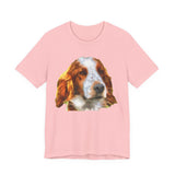 Irish Red & White Setter - Unisex Jersey Short Sleeve Tee