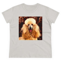 Poodle Women's Midweight Cotton Tee