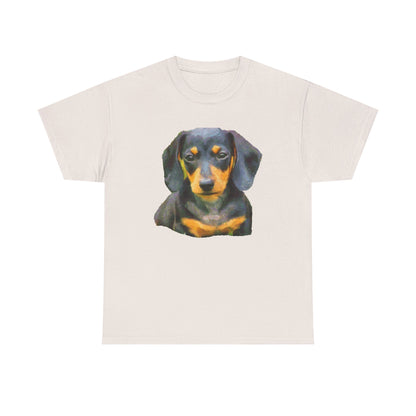 Dachshund Doxie Delight Unisex Heavy Cotton Tee