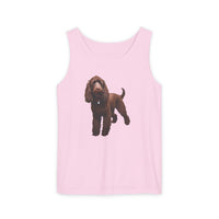 Irish Water Spaniel Unisex Relaxed Fit Garment-Dyed Tank Top