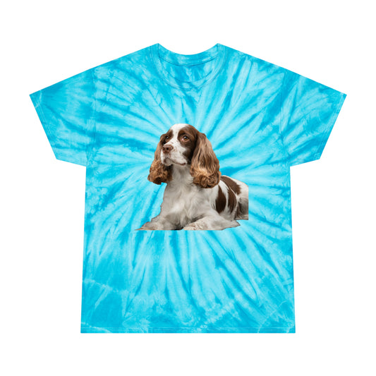 French Spaniel Classic Tie-Dye Tee, Cyclone
