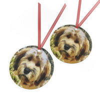 Wheaten Terrier Metal Ornaments