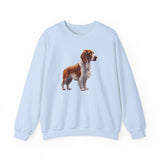 Irish Red & White Setter - Unisex 50/50  Crewneck Sweatshirt