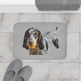 Bluetick Coonhound Bathroom Rug Mat