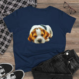 English Foxhound 'Sheeba' Women's Midweight Cotton Tee
