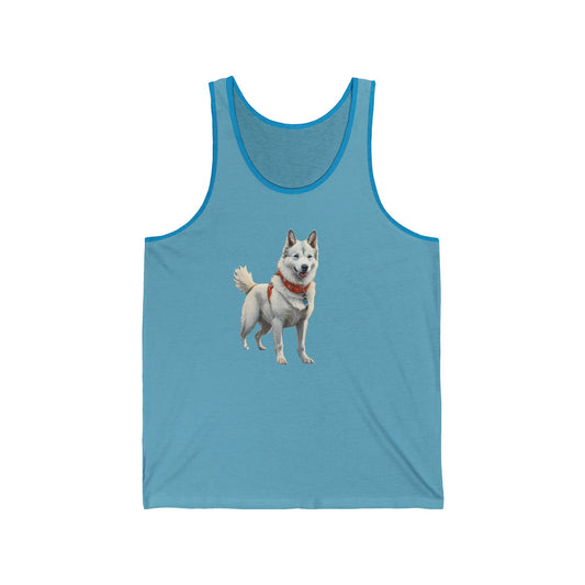 Yakutian Laika Unisex Jersey Tank Top