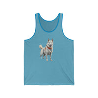 Yakutian Laika Unisex Jersey Tank Top
