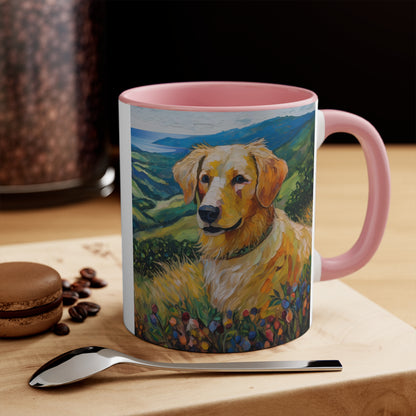 Golden Retriever #3 - Colorful 11oz Ceramic Mug
