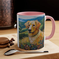 Golden Retriever #3 - Colorful 11oz Ceramic Mug