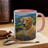 Golden Retriever #3 - Colorful 11oz Ceramic Mug