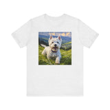 Graceful Westie Unisex Jersey Short Sleeve Tee