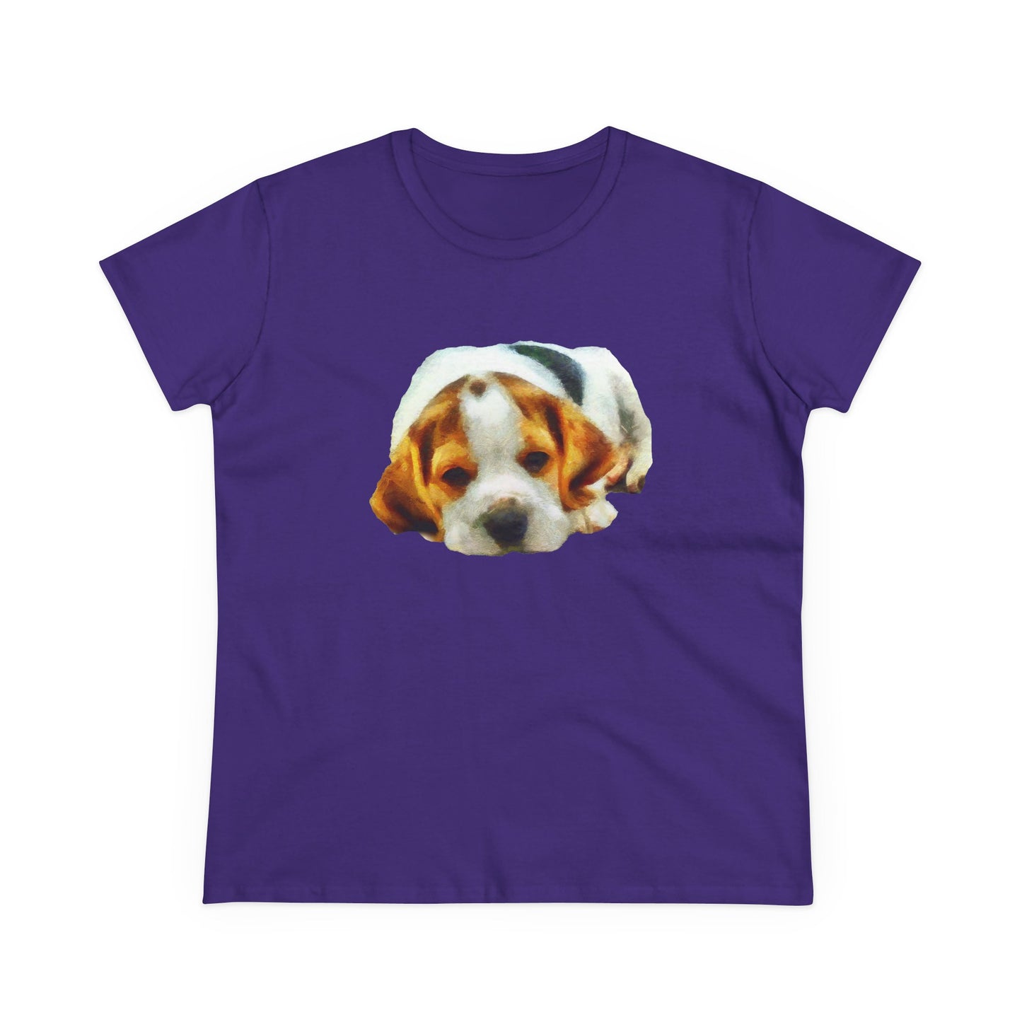 English Foxhound 'Sheeba' Women's Midweight Cotton Tee