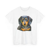 Dachshund 'Doxie #2' Unisex Heavy Cotton Tee