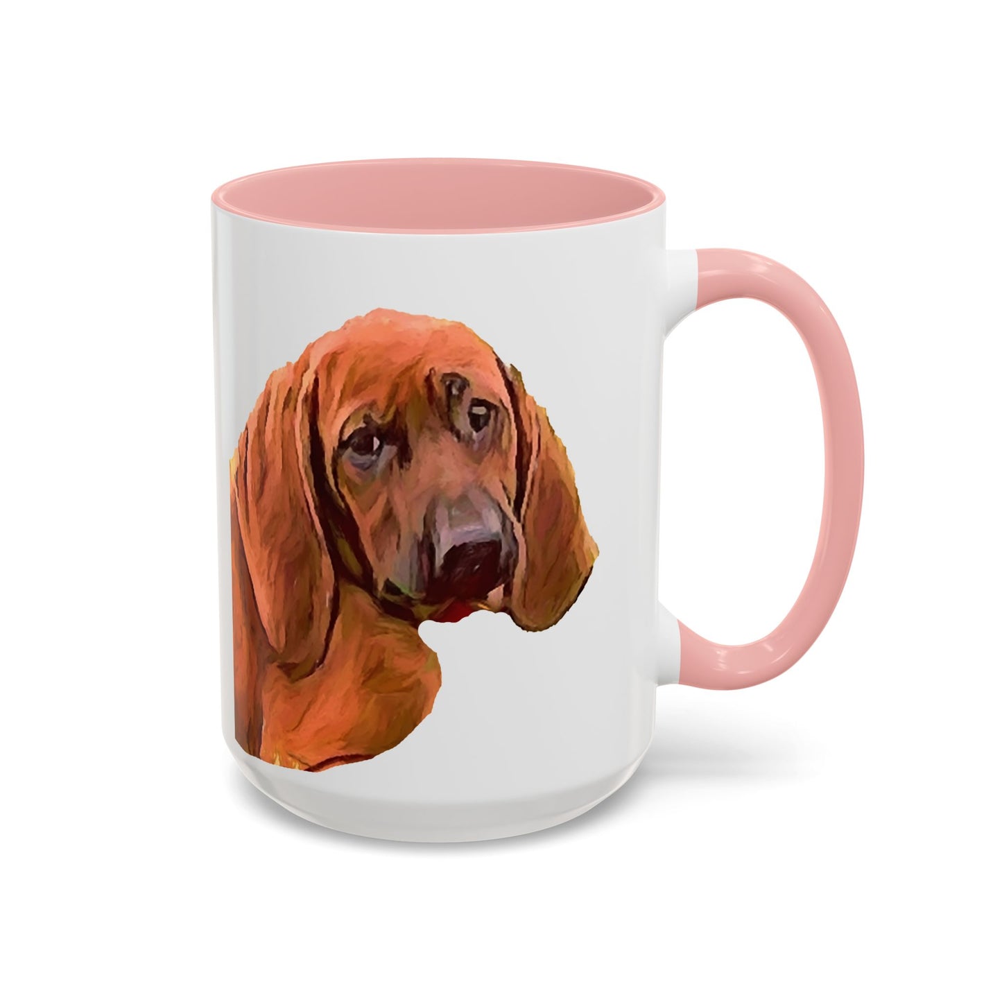 Redbone Coonhound Accent Coffee Mug