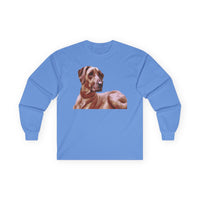 Rhodesian Ridgeback 'Thor' Unisex Cotton Long Sleeve Tee