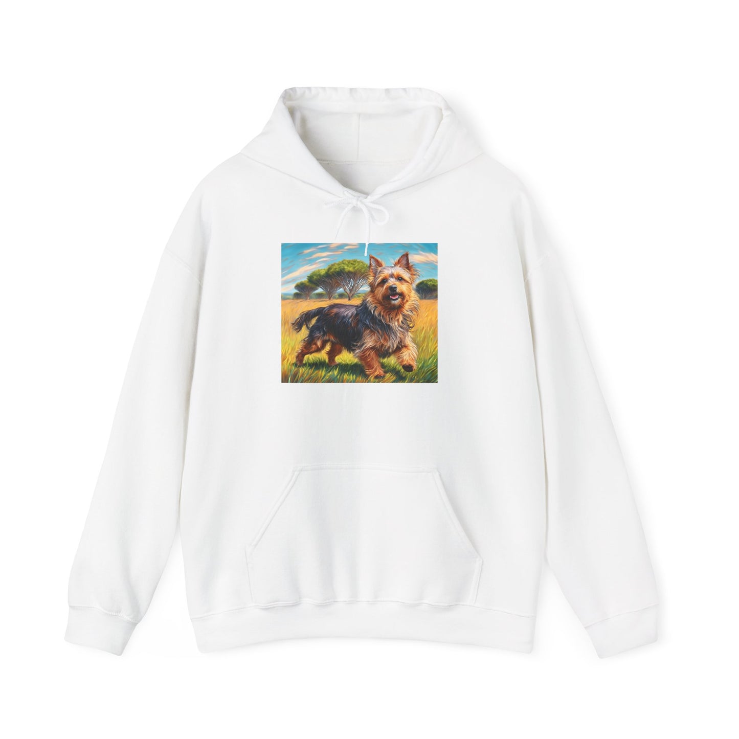 Australian Terrier Unisex 50/50 Hooded Sweatshirt