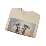 Scottish Deerhound 50/50  Crewneck Sweatshirt