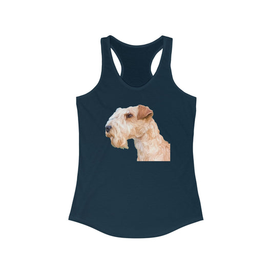 Lakeland Terrier Women's Racerback Tank: Stylish & Comfy