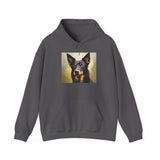 Australian Kelpie Unisex 50/50 Hooded Sweatshirt