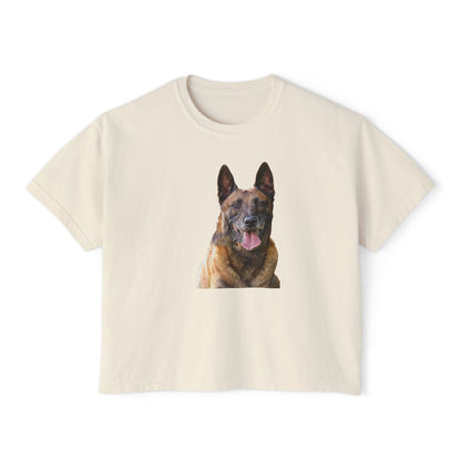 Belgian Malinois Women's Oversized Boxy Tee