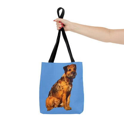 Charming 'Andrew' Border Terrier Tote Bag