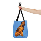 Charming 'Andrew' Border Terrier Tote Bag
