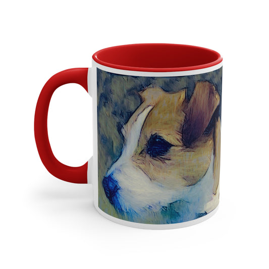 Parson Jack Russell Terrier Ceramic Accent Coffee Mug, 11oz