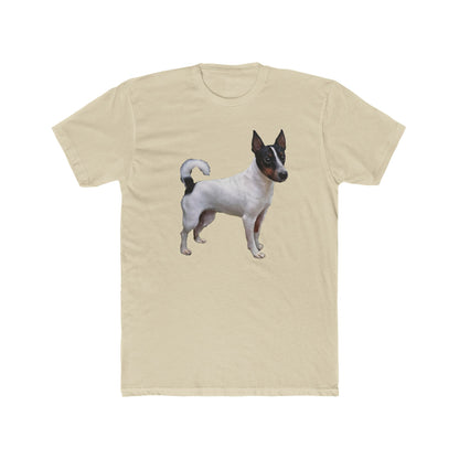 Japanese Terrier - Dog Lover Men's Fitted Cotton Crew Tee