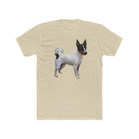 Japanese Terrier - Dog Lover Men's Fitted Cotton Crew Tee