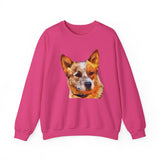 Red Heeler - Australian Cattle Dog - Unisex 50/50 Crewneck Sweatshirt