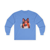 Rough Coated Collie Unisex Cotton Long Sleeve Tee