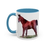 Horse 'Contata' Accent Coffee Mug - Playful Brew Companion