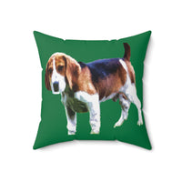 American Foxhound Spun Polyester Throw Pillow
