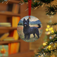 Croatian Sheepdog  - Christmas Tree Metal Ornaments