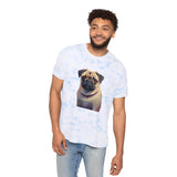 Pug Unisex  Fashion Tie-Dyed T-Shirt