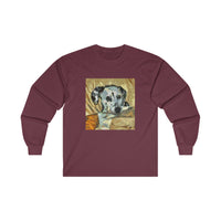 Dalmatian 'Spots of Picasso' Unisex Cotton Long Sleeve Tee