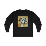 Dalmatian 'Spots of Picasso' Unisex Cotton Long Sleeve Tee